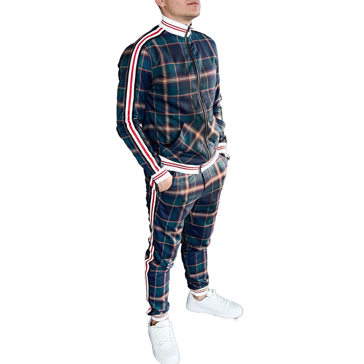 Mens 2pc Track Suits // Style 7 // Multi (L) - Celino Tracksuits ...