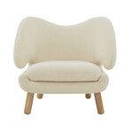 Contemporary Accent Chair // Ivory