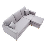 Valolam Compact Sectional (Dark Gray)