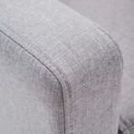 Valolam Compact Sectional (Dark Gray)