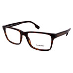 Burberry // Men's BE2320 3864 Optical Frames // Dark Havana