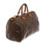 Louis Vuitton // Canvas Speedy 35 Satchel Bag