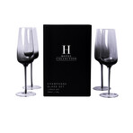 Smoke Stem Champagne Glasses