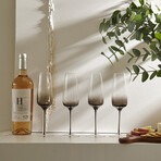 Smoke Stem Champagne Glasses