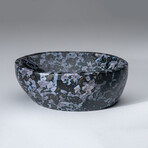 Genuine Polished Indigo Gabbro Bowl // 4lb