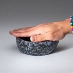 Genuine Polished Indigo Gabbro Bowl // 4lb