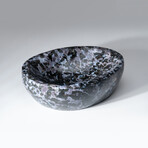 Genuine Polished Indigo Gabbro Bowl // 2.5 lb