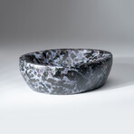 Genuine Polished Indigo Gabbro Bowl // 2.5 lb