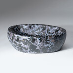 Genuine Polished Indigo Gabbro Bowl // 2.5 lb