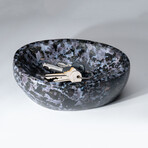 Genuine Polished Indigo Gabbro Bowl // 2.5 lb