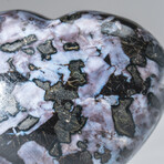 Genuine Polished Indigo Gabbro Heart // 400g