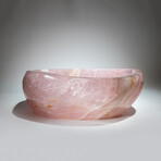 Large Genuine Polished Rose Quartz Bowl // 51 lb 