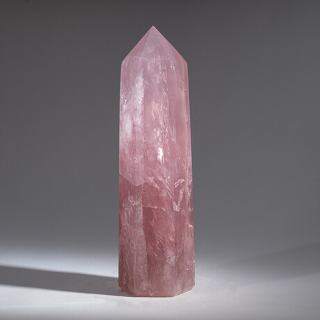 Genuine Polished Rose Quartz Point // 5 lb