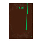 Alien Minimal Movie Poster Print on Acrylic Glass // Chungkong (16"W x 24"H x 0.25"D)