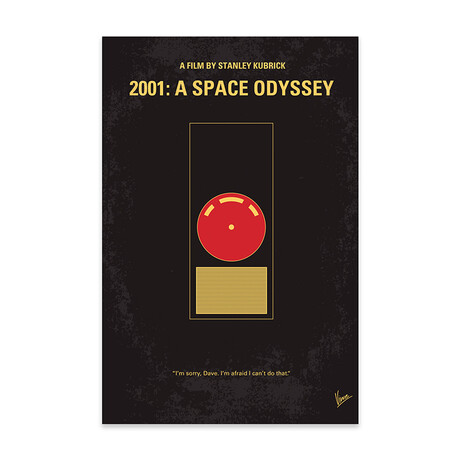 2001: A Space Odyssey // Minimal Movie Poster Print // Acrylic Glass by ChungKong