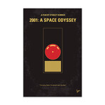 2001: A Space Odyssey Minimal Movie Poster Print on Acrylic Glass // Chungkong (16"W x 24"H x 0.25"D)