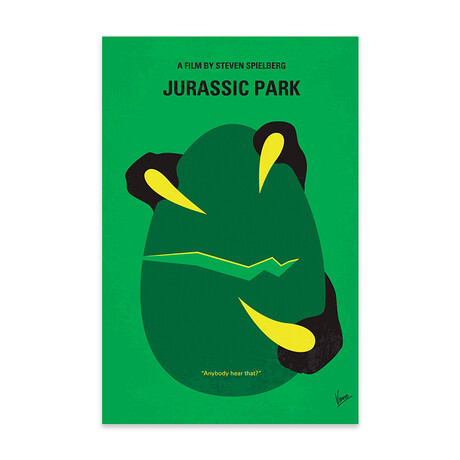 Jurassic Park // Minimal Movie Poster Print // Acrylic Glass by ChungKong