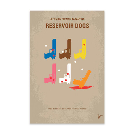 Reservoir Dogs // Minimal Movie Poster Print // Acrylic Glass by ChungKong