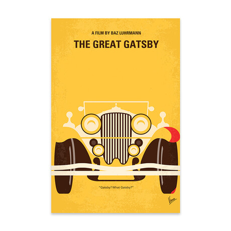 The Great Gats Minimal Movie PosterPrint // Acrylic Glass by ChungKong