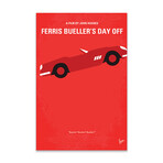Ferris Bueller's Day Off Minimal Movie Poster Print on Acrylic Glass // Chungkong (16"W x 24"H x 0.25"D)