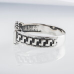 Sterling Silver Eye Of Horus Ring // Silver (11)