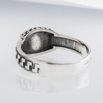 Sterling Silver Eye Of Horus Ring // Silver (11)