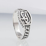 Sterling Silver Eye Of Horus Ring // Silver (11)
