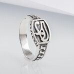 Sterling Silver Eye Of Horus Ring // Silver (11)