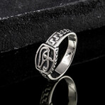 Sterling Silver Eye Of Horus Ring // Silver (11)