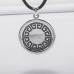 Sterling Silver Spartan Pendant // Silver