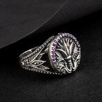 Sterling Silver Lotus Ring // Silver (8)