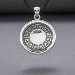 Sterling Silver Spartan Pendant // Silver