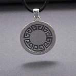 Sterling Slver Spartan Pendant // Silver