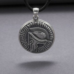 Sterling Slver Spartan Pendant // Silver