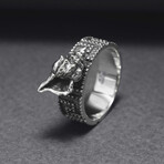 Sterling Silver Seashell Ring // Silver (9.5)