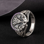 Sterling Silver Lotus Ring // Silver (8)