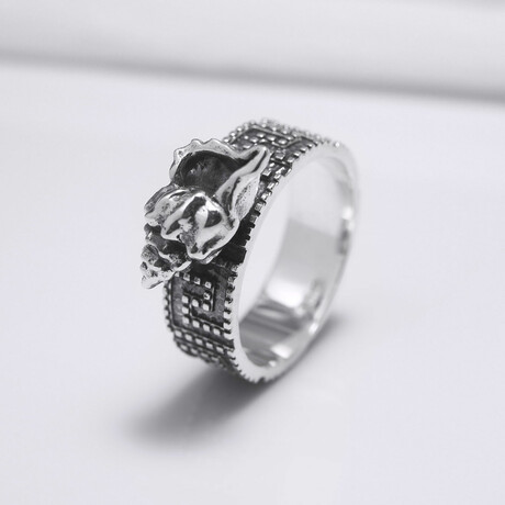 Sterling Silver Seashell Ring // Silver (6)