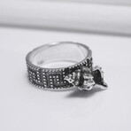 Sterling Silver Seashell Ring // Silver (9.5)