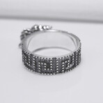 Sterling Silver Seashell Ring // Silver (9.5)