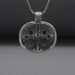 Sterling Silver Viking Knot Pendant // Silver