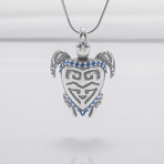 Sterling Silver Turtle Minimalistic Pendant // Silver (9)