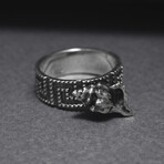 Sterling Silver Seashell Ring // Silver (9.5)