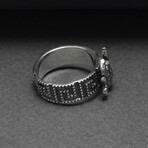 Sterling Silver Crab Ring // Silver (10.5)