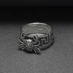 Sterling Silver Crab Ring // Silver (10.5)