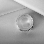 Sterling Silver Ying Yang Silver Ring // Silver (9)