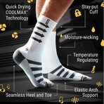 High Performance Coolmax Athletic Socks // Pack of 3 (Medium)