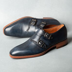 Trisul Dress Shoe // Navy (Euro: 40)