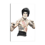 Bruce Lee by Inked Ikons (18"H x 12"W x 1.5"D)