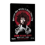 Jimi Hendrix Experience 1969 U.S. Tour At Madison Square Garden Tribute Poster // Radio Days (26"H x 18"W x 1.5"D)
