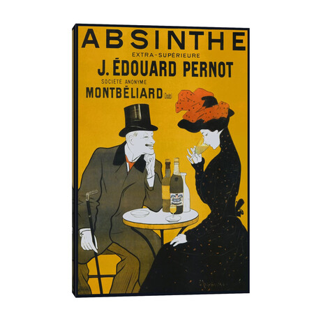 Absinthe, Pernot - Vintage Poster by Vintage Apple Collection (18"H x 12"W x 1.5"D)